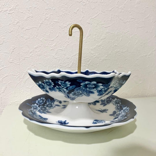 Ceramic Umbrella Tea Strainer Set