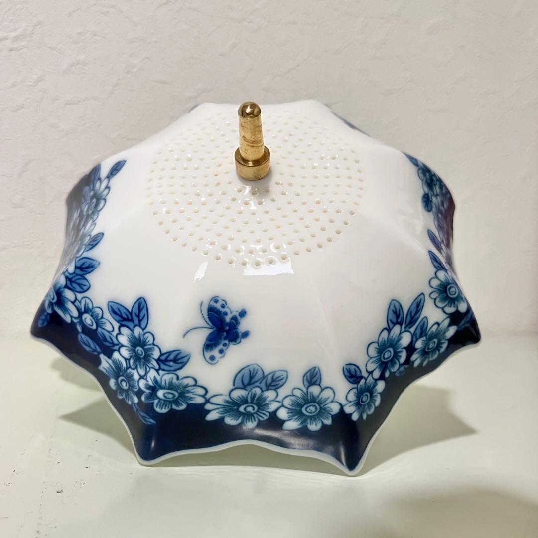 Ceramic Umbrella Tea Strainer Set