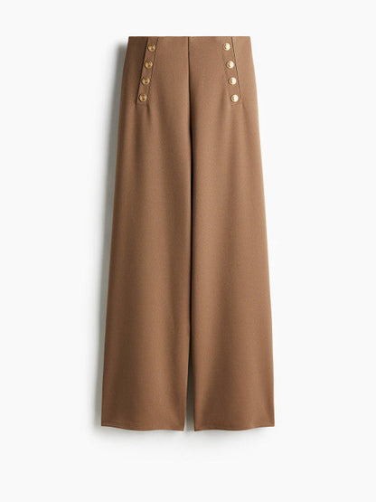 Button-Front Trousers